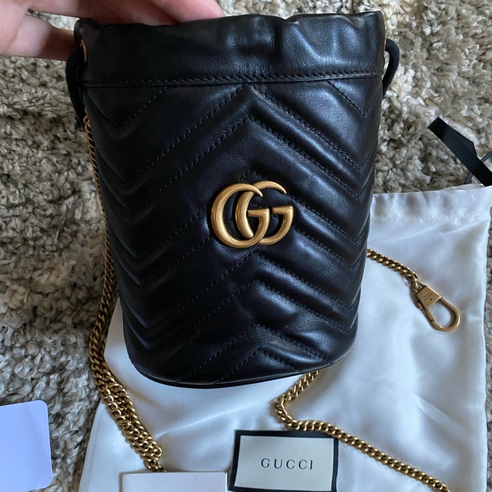 Gucci bucket bag